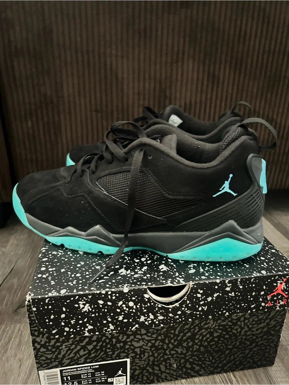 Jordan MVP 92 Black Gamma Blue Size 11.5
